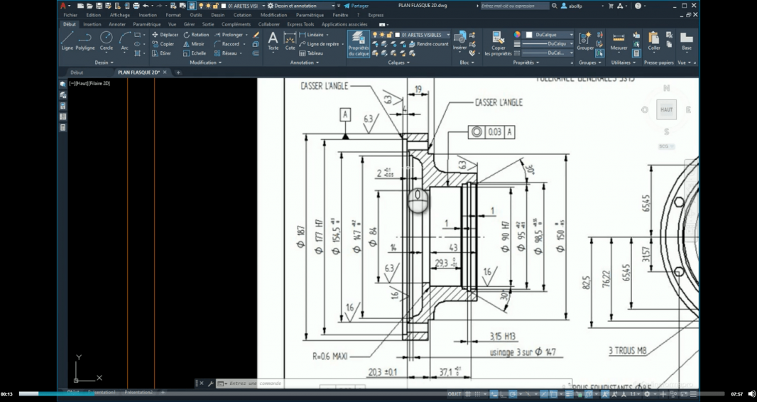 Formation Autocad et Revit initiation Falcon Academy Formation en ligne à distance presentiel cpf opco pole emploi