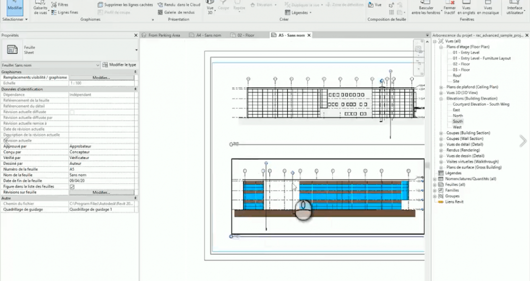 Formation Autocad et Revit initiation Falcon Academy Formation en ligne à distance presentiel cpf opco pole emploi